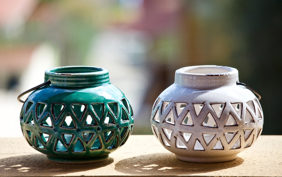 handmade candle holders